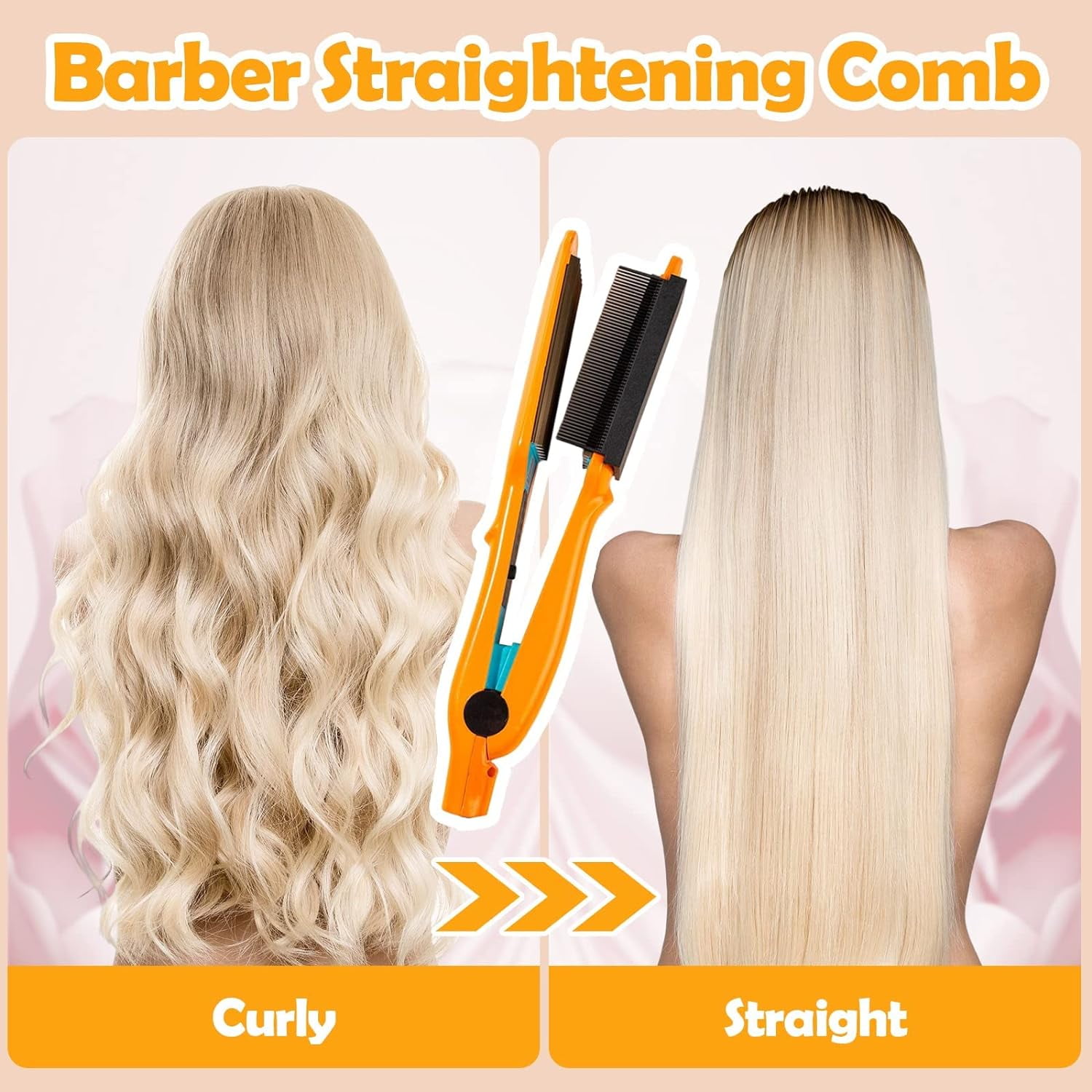 Flat iron with comb attachment sales