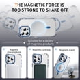 thumbnail image 5 of ELEHOLD for iPhone 16 Pro Case,Magnetic Compatible with Mag Safe Accessory Slim Thin Kickstand Shockproof Transparent Bumper Cover Non-Yellowing Shock-Absorbent Case for iPhone 16 Pro,Blue, 5 of 8
