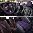 thumbnail image 4 of Binienty 14 PCS Car Seat Covers Full Set Front and Backseat Halloween Bat Automotive Seat Covers with Steering Wheel Cover Headrest Protectors Keyring Universal Fit Automotive Accessories​, 4 of 8