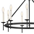 thumbnail image 3 of 47475BK Hinkley Lighting Copley - 45W 9 LED Medium Ring Chandelier-20 Inch Tall and 27.75 Inch Wide-Black Finish, 3 of 8