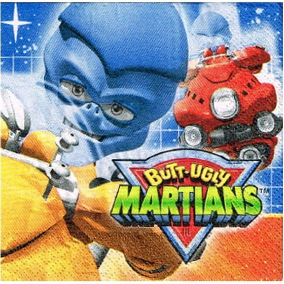 Butt-Ugly Martians Vintage 2001 Small Napkins (16ct)