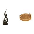 thumbnail image 1 of Escultura abstracta de fuego, estatua, cesta, adorno de resina, organizador, decorativo, coleccionable, regalo adecuado para oficinas, salas de estar,, 1 of 8
