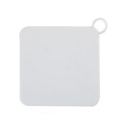 

Farfi Floor Drain Pad with Hanging Hole Reusable Silicone Solid Color Floor Drain Deodorant Mat Kitchen Accessories for Daily Life (White 15cm)
