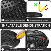 BTideas Core Balance Disc Trainer, 13.3” Balance Disc with Pump for Improving Posture, Fitness