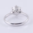 thumbnail image 6 of solitaire jewels Art Deco Tulip Setting 3CT Round Moissanite Solitaire Engagement Ring For Women, 18K Yellow Gold, 6 of 10