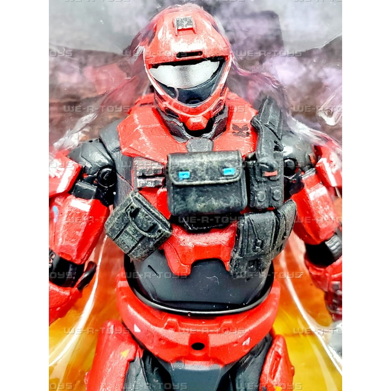 Halo Reach Series 6 Spartan Recon Male Team Red Action Figure 2012