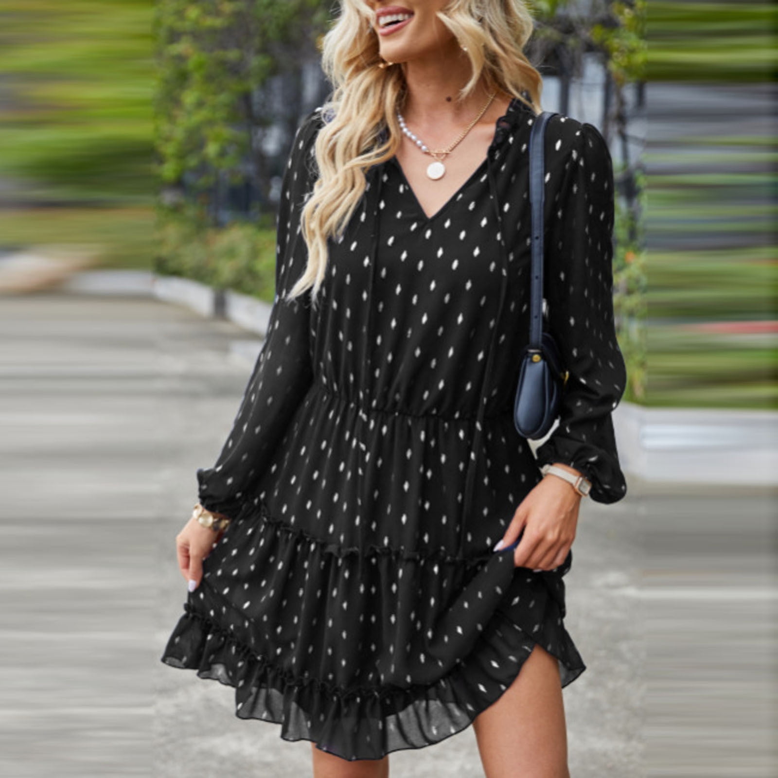 〖kさま専用〗HLT Pin Dot Pleated Long Dress kさま専用〗HLT Pin Dot Pleated Long Dress kさま専用〗HLT Pin