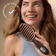 Wet Brush Ceramic Speed Dry Vented Hair Brush for Faster Blow-Drying and Shiny Hair - Black