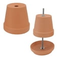 thumbnail image 3 of Candle Heater, Heat Source Alternative Tealight Heater Lamp Shape Double Walled  For Patio, 3 of 8
