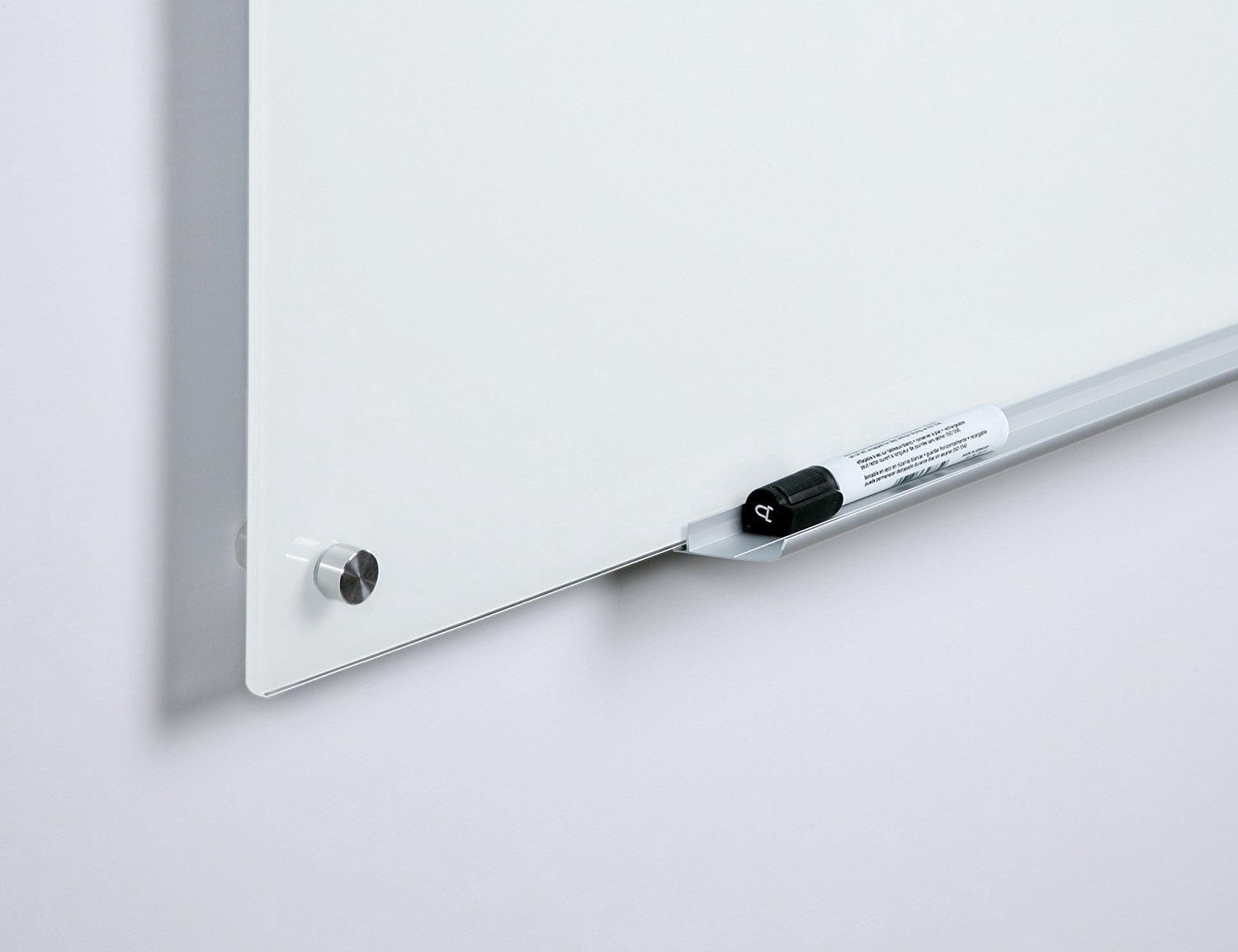 Audio-Visual Direct Glass Dry-Erase Whiteboard Set - 24" H x 36" L - (Magnetic, Ultra White)
