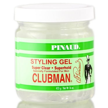 Clubman Pinaud Styling Gel Super Clear Superhold - 16 oz