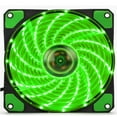 thumbnail image 2 of Fnochy Quiet LED PC Cooling Fan 120mm 15-Light Computer Case Fan 12V 4Pin High Airflow 53CFM Sleeve Bearing 3.6W, 2 of 3