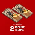 thumbnail image 2 of Tomcat Mouse Traps (Wooden), Inexpensive, Effective Way to Catch Mice in the Home, 2 Traps, 2 of 7