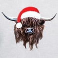 thumbnail image 3 of CafePress - Highland Cow Santa Hat Xmas Sweatshirt - Pullover Hoodie, Hooded Sweatshirt, 3 of 4