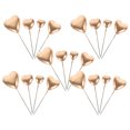 thumbnail image 1 of OUNONA 20Ud Decoraciones Doradas Corazón Para Pasteles Creativos En Fiestas Y Celebraciones, 1 of 7