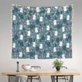 thumbnail image 2 of Pofeuu Forest Rabbit Print Wall Tapestry Decoration Wall Hanging Tapestry 60 x 51 Inch, 2 of 6