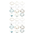 thumbnail image 2 of Tobilleras Qarigey joyería para el cuerpo cómodas cadenas para tobillos 2 piezas tipo 8, 2 of 6