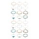 thumbnail image 1 of Tobilleras Sonducket joyería para el cuerpo 2 piezas tipo 8 para niñas, 1 of 6