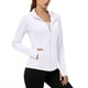 thumbnail image 3 of TaTaai Women’s Casual Hooded Round Neck Long Sleeve Blouse Loose Fit Solid Color Printless T Shirts UV Protection Quick Dry Polyester Workout Top Gift, 3 of 6