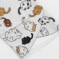 thumbnail image 4 of CLOOCL Women Plus Size Pants Animal Fat Cat Pattern 3D Printed Ankle Slit Pant Loose Oversize Female Trousers, 4 of 6