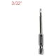 thumbnail image 1 of 1Pc 5/64—5/16Inch Imperial Hex Screwdriver Bit Wrench Drill Bit Magnet Tip 50Mm, 1 of 6