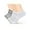 8pairs-white4/Grey4, variant on Ankle Socks Women's No Show Thin Athletic Running Low Cut Short Socks (5/8Pairs)