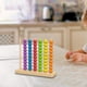 thumbnail image 4 of Juego de juguetes educativos de madera con cuentas apilables de colores y bloques de clasificación para juegos sensoriales. M, 4 of 8