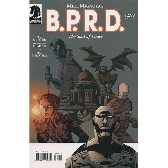 B.P.R.D.: The Soul of Venice #1 VF ; Dark Horse Comic Book