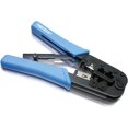 thumbnail image 1 of fuzhong-Crimping Tool, Crimp, Cut, and Strip Tool, for Any Ethernet or Telephone Cable, Built-in Cutter and Stripper, 8P-RJ-45 and 6P-RJ-12, RJ-11, All Steel Construction, Black, TC-CT68, 1 of 4