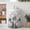 Grey, variant on Under Sink Cabinet Curtain 28''W x 35''L, Summer Tropical Leaves Storage Cover Curtains, Green Botanical Palm Trees Self Adhesive Cabinet Skirt for Kitchen/Bathroom Vanity/Laundry Room/Open Shelf