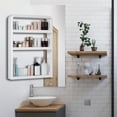 thumbnail image 1 of Organisateur d'Étagère de Salle de Bain Accessoire Étagère Murale Rangement Décor, 1 of 8
