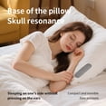 thumbnail image 4 of Bone Conduction Pillow Speaker, Thin Sleep Speaker with Blue-Tooth 5.4, 30/60 Min Timer, Up to 20 Hours Playtime, Side Sleeper Friendly, Portable Wireless Bed Speaker for Sleeping/Travel, 4 of 9