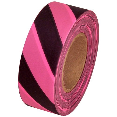 Flagging Tape Fluorescent Pink 150 FT PK 12 1EC18 for sale online 