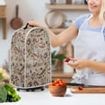 thumbnail image 3 of HELLHERO Butterfly Mushroom Pattern Design Mixer Cover 1Set Food Processor Cover Polyester Top Handle for Kitchen Counter Multifunctional, 3 of 6