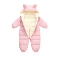 thumbnail image 5 of Maxcozy Baby Girls Boys Heaveyweight Winter Snowsuit Jumpsuit Hooded Down Coat Cotton-Padded Romper, 5 of 10