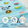 thumbnail image 5 of Great Bay Home Vibrant Prints Soft Cotton Beach Towel (30" x 60", Pool Floats), 5 of 7