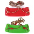 thumbnail image 4 of Asiento de columpio Macarena para árbol con cuerda rojo para niños y adultos, 4 of 7