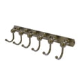 thumbnail image 2 of Allied Brass Shadwell 6 Position Wall Mounted Hook Rack, 2 of 7