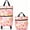 A, variant on 2-in-1 Foldable Shopping Bag with Wheels, Waterproof & Sturdy Grocery Bag
