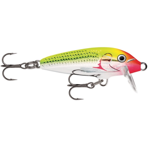 Rapala Original Floating Lure, 1-1/2", 1/16oz, Clown