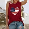 thumbnail image 2 of Aoochasliy Tank Tops for Women Women's Sleeveless Tank Tops O-Neck Printing Sleeveless Casual Loose Vest Tops, 2 of 4