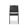 thumbnail image 3 of Whiteline Modern Living Aloha Indoor/Outdoor Dining chair Grey Aluminium frame, grey textilene sling seat and back, Stackable, Set of 2, 3 of 10