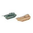 thumbnail image 4 of 2 Uds 1/144 Modelo de Tanque de Rompecabezas con Rotación Baoblaze Colección Juguete Oruga Carro para Decoración de Mesa Adultos MM1096, 4 of 8