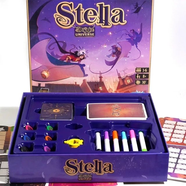Juego Mesa Narración Creativa para Y Adultos A Partir 8 Años () Púrpura