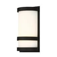 thumbnail image 2 of WAC Lighting Latitude 14" 1-Light Aluminum Indoor & Outdoor Wall Light in Bronze, 2 of 5