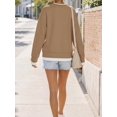 thumbnail image 5 of Womens Oversized Crewneck Sweatshirt - Teacher Outfits Fall Long Sleeve Top, 5 of 12