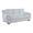 White, variant on Titan Furnishings 85" Modern Leather Upholstered Sofa in White