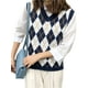 thumbnail image 3 of Chaleco tipo suéter para mujer Prendas de punto sin mangas Estilo preppy Nituyy GL714-FN40941D1, 3 of 4