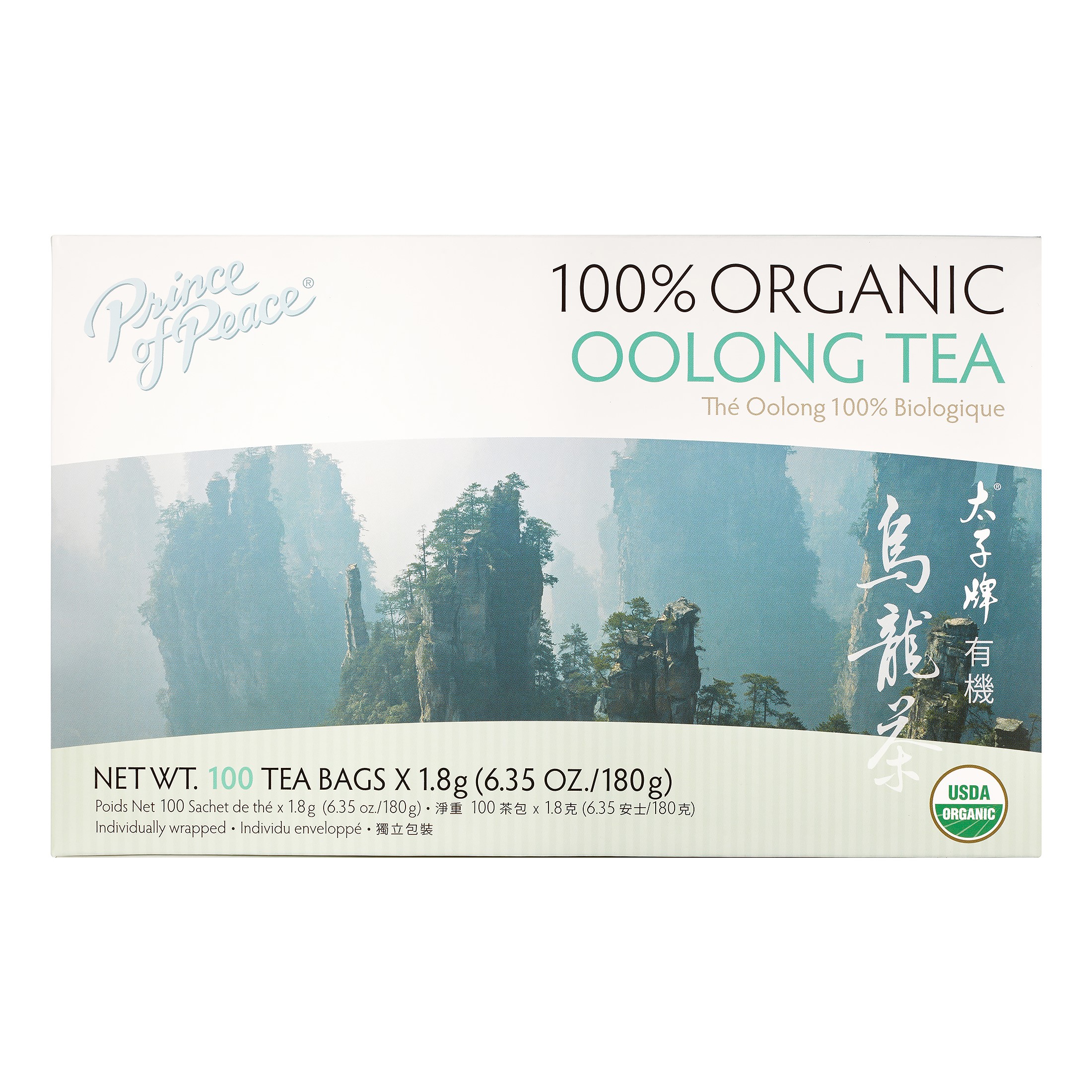 Prince of Peace 100% Organic Oolong Semi-Fermented Tea, 100 Ct - image 2 of 4
