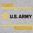 thumbnail image 3 of CafePress - Proud Army Grandma Black And Gold Long Sleeve T Shirt - Womens Baseball Tee, 3 of 4